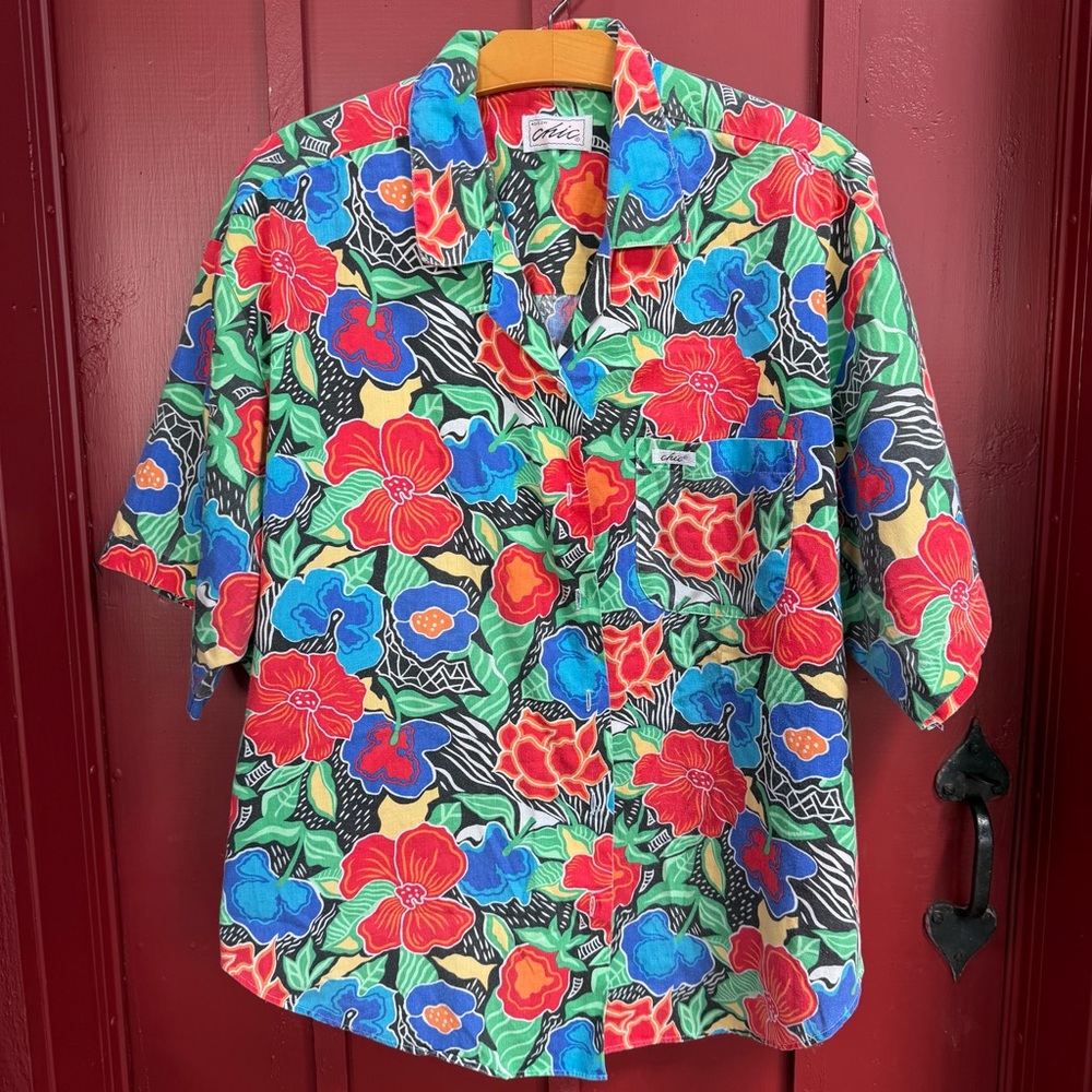 Hawaiian Vintage Button Up! 🏖️ 🌋